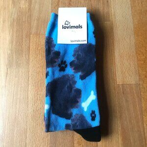 Lovimals Blue Border Terrier Dog Print Socks